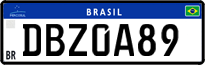License plate of Brazil, Private owners (Mercosul)