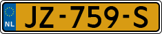 License plate of the Netherlands, Cars