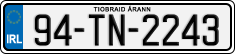 License plate of Ireland, Regular plates