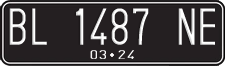 License plate of Indonesia, Regular plates