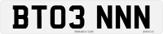 License plate of the United Kingdom, 2001 year system