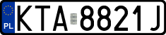 License plates of Poland, Regular car plates