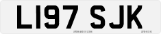 License plate of the United Kingdom, 1983 year system