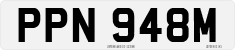 License plate of the United Kingdom, 1963 year system