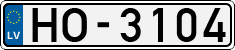 License plate of Latvia, Regular car plates