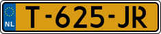 License plate of the Netherlands, Cars