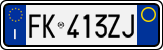 License plate of Italy, Cars (1994 year series)