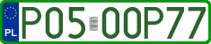 License plates of Poland, Professional plates