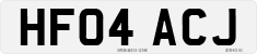 License plate of the United Kingdom, 2001 year system