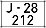 License plates of Spain, 1900 year series