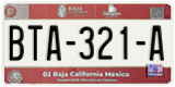 Baja California, Cars (AAA-000-A)