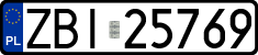 License plates of Poland, Regular car plates