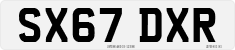License plate of the United Kingdom, 2001 year system
