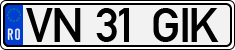 License plate of Romania, Regular plates
