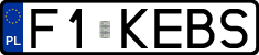 License plates of Poland, Vanity Plates