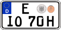 German license plate, Plates for oldtimers (type 