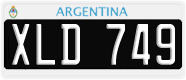 License plate of Argentina, Cars (1995, ABC 123)