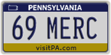 Pennsylvania, Vanity Plates
