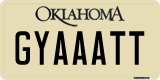 Oklahoma, Vanity Plates