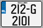 License plate of Ireland, Regular plates