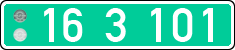 License plate of Lithuania, Diplomatic