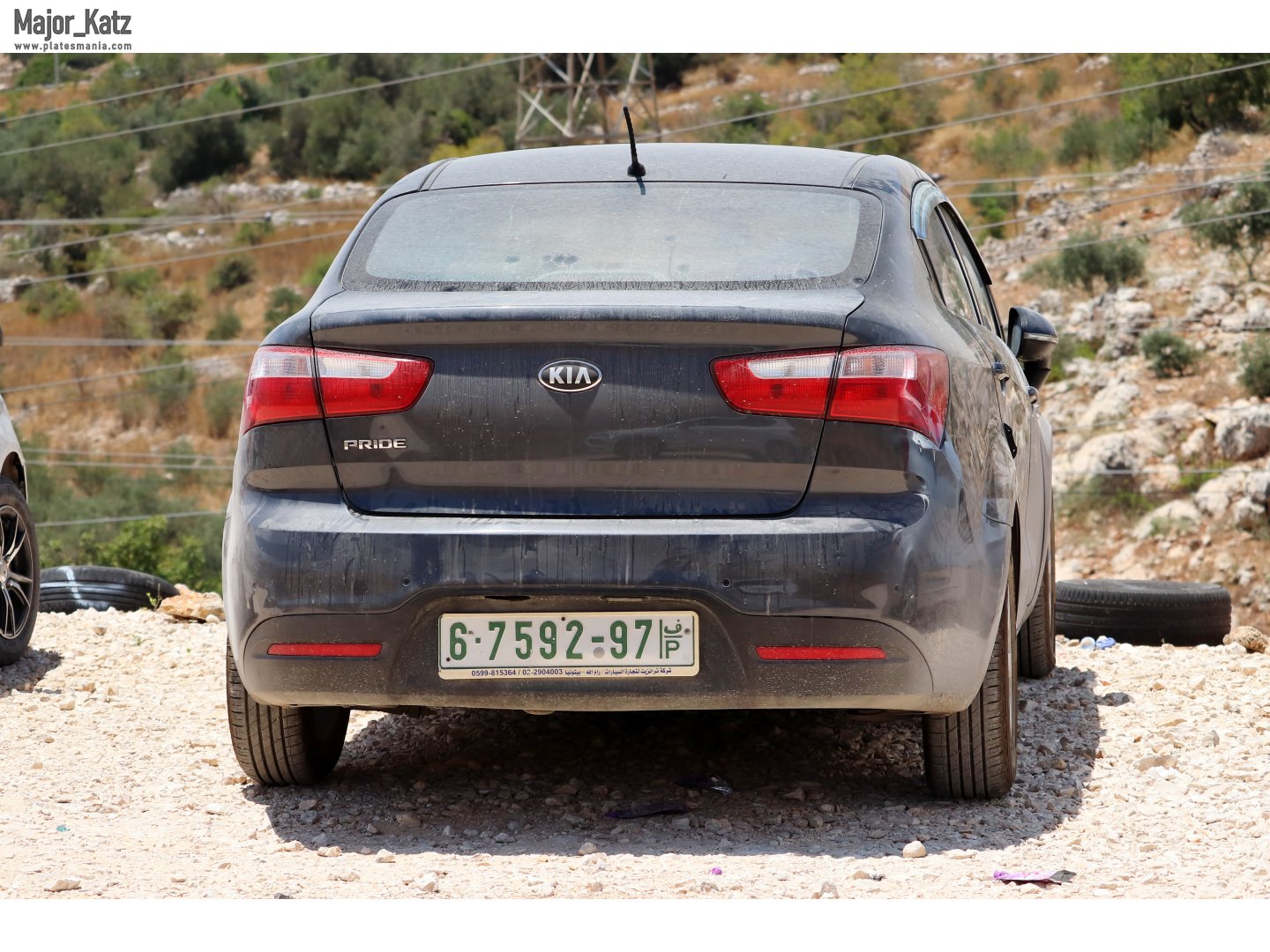 6-7592-97, Kia Pride 3rd gen Sedan (UB; KR-market), 2011–2017