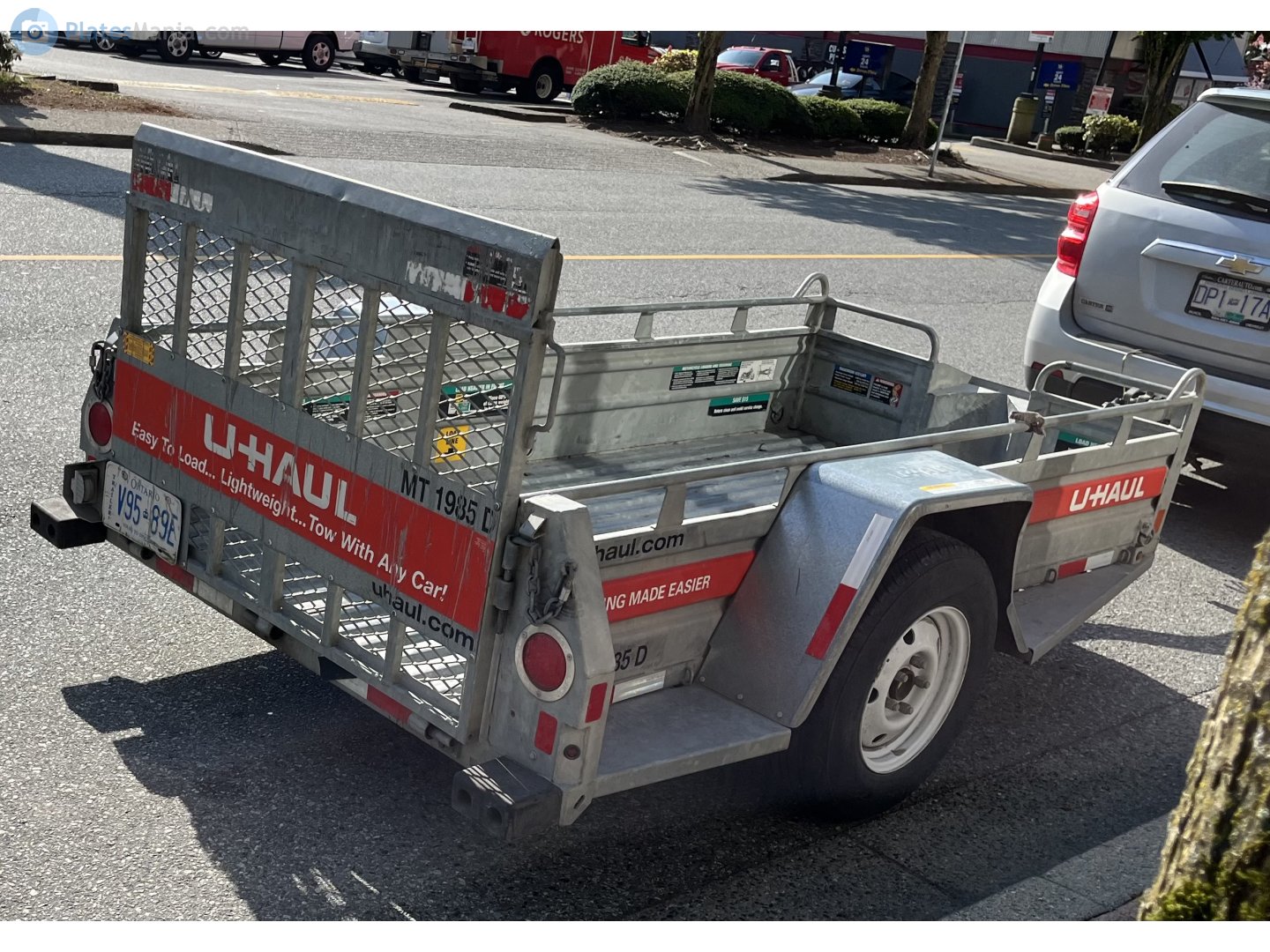 V95-89E, U-Haul Motorcycle Trailer (MT) 