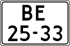 License plate of the Netherlands, Imported oldtimers (commercial vehicles)