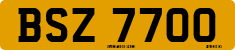 License plate of the United Kingdom, Northern Ireland (1966)