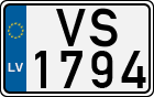 License plate of Latvia, Motorcycles