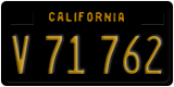 California, Commercial vehicles (A 12 345)