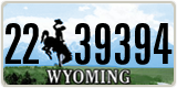 Wyoming, 1(2) 1234X