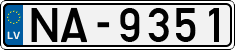 License plate of Latvia, Regular car plates