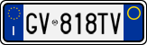 License plate of Italy, Cars (1994 year series)