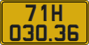 License plate of Vietnam, Commercial vehicles