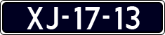 License plate of the Netherlands, Commercial Vehicles (1951-1994 system)