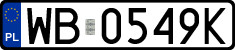 License plates of Poland, Regular car plates