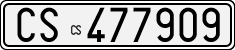 License plate of Italy, Cars (1927 year series)