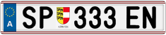 License plate of Austria, Regular plates