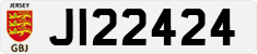 License plate of Jersey, Regular plates (J123456)