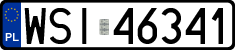 License plates of Poland, Regular car plates