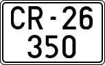 License plates of Spain, 1900 year series