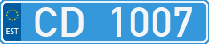 License plate of Estonia, Diplomatic