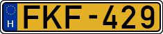 license plates of Hungary, Commercial vehicles (1990)