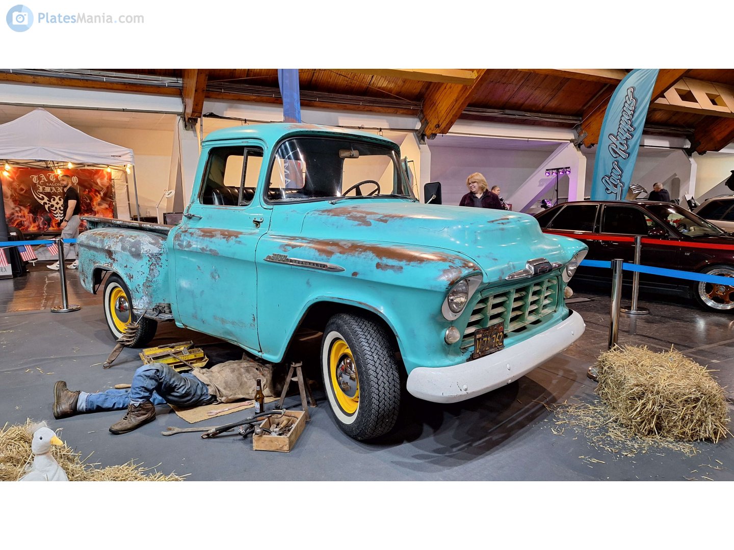 V 71 762, Chevrolet Task Force Light-Duty Apache 30 Stepside Pickup (A-body), facelift, 1957–1959