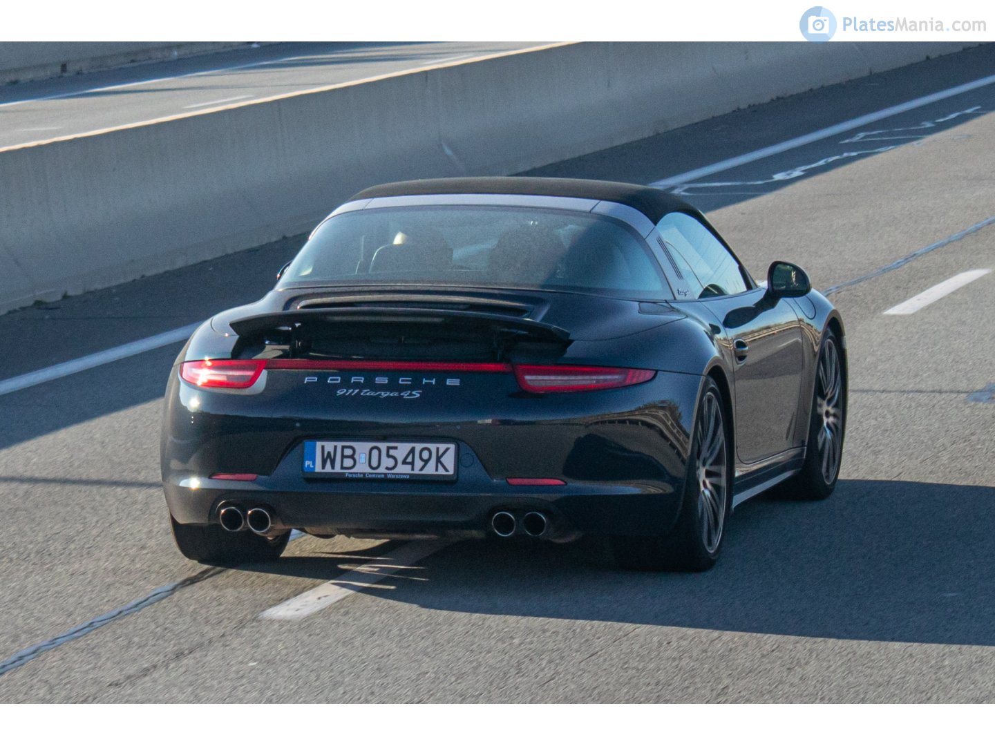 WB 0549K, Porsche 911 7th gen Targa (991.1), 2014–2017