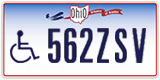 Ohio, Vehicles for disabled persons (123ABC)