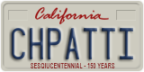 California, Vanity Plates