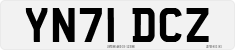 License plate of the United Kingdom, 2001 year system
