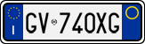 License plate of Italy, Cars (1994 year series)